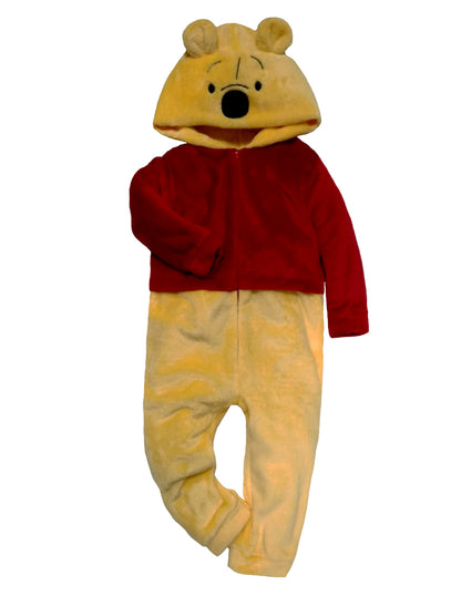 Kit 3 Mamelucos Disney para Niña con Gorro Bordado Tigger, Winnie Pooh, Piglet