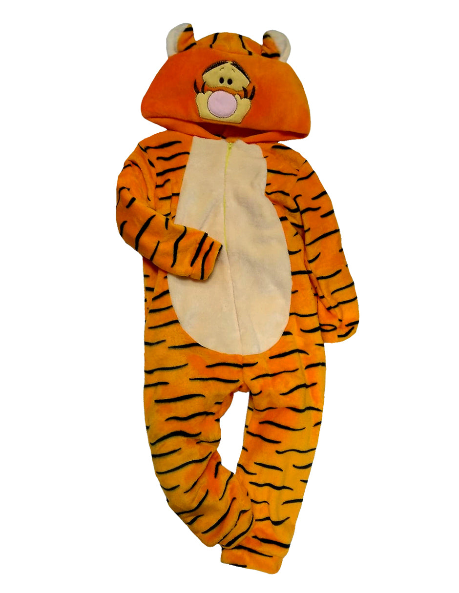Kit 3 Mamelucos Disney para Niña con Gorro Bordado Tigger, Winnie Pooh, Piglet
