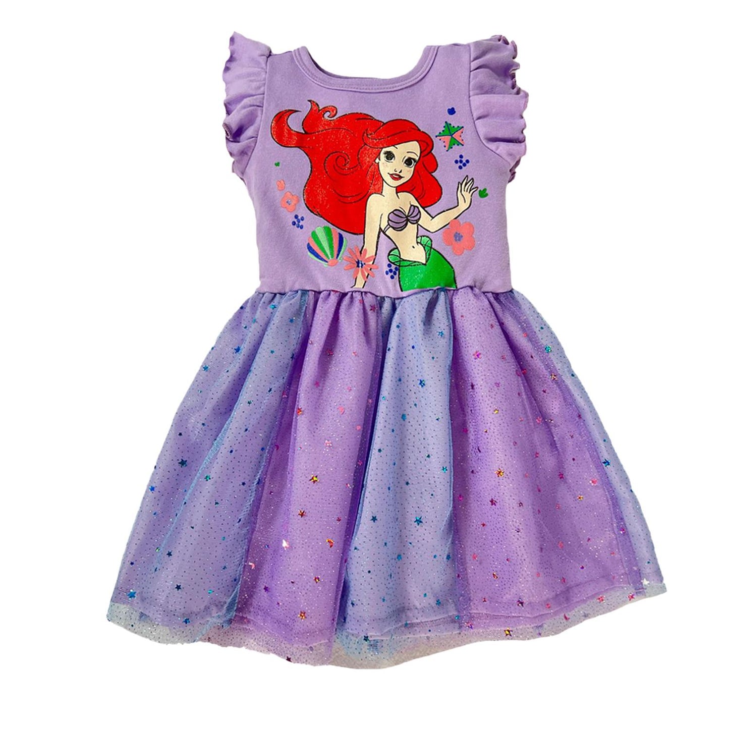 Kit 3 Vestidos Princesas Disney Cenicienta, Ariel, Bella