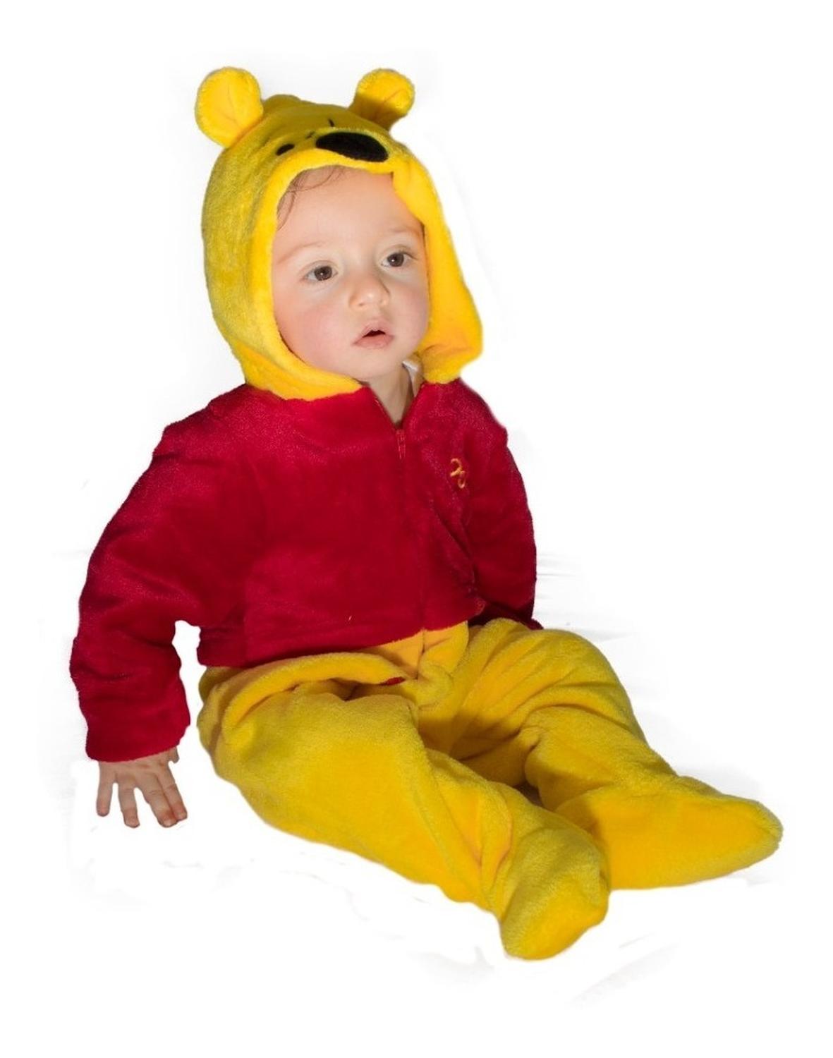Kit 3 Mamelucos Disney para Bebé con Gorro Bordado Squirt, Donald, Winnie Pooh