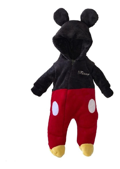 Kit 3 Mamelucos Disney para Bebé con Gorro Bordado Donald, Mickey Carita, Goofy