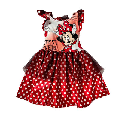 Vestido Disney Estampado Minnie Cutest Ever!