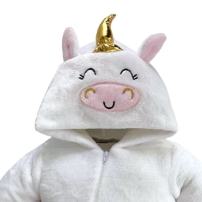 Kit 3 Mamelucos Para Bebé Jirafa, Unicornio y Pingüino