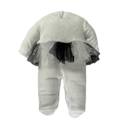 Mameluco Bordado Con Gorro Kiss Halloween Fantasmita