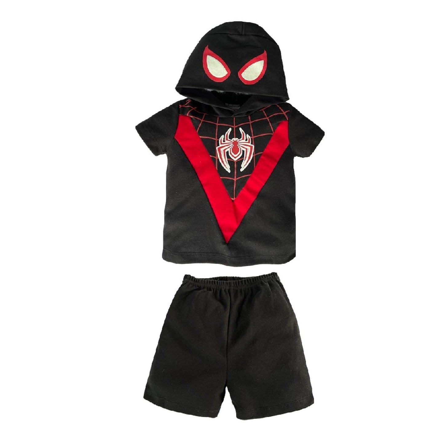 Kit 3 Conjuntos Capitán América, Miles Morales, Iron Man