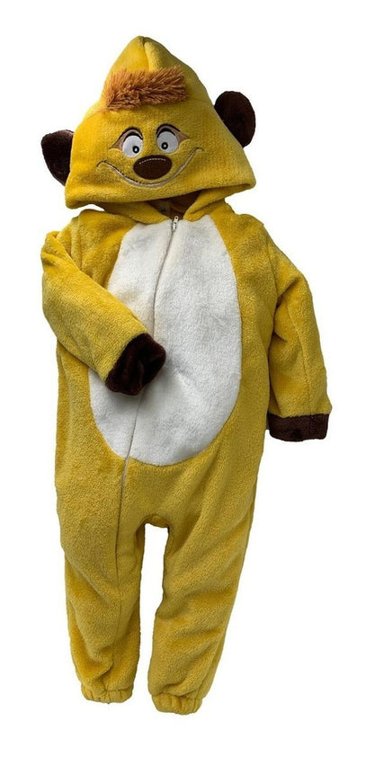 Kit 3 Mamelucos Disney para Niño con Gorro Bordado Timon, Stitch, Mickey