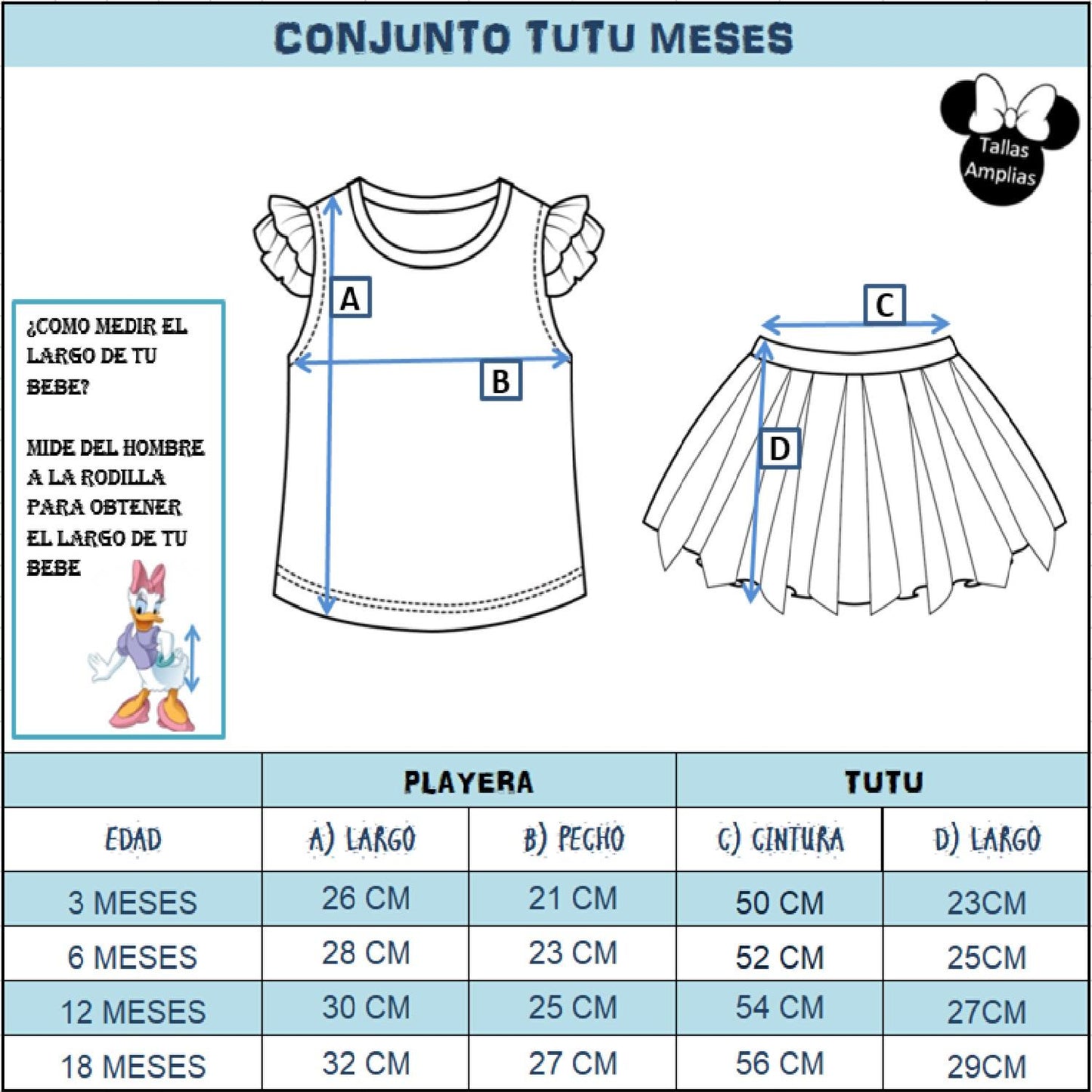 Conjunto 2 piezas Kiss para Niña Faldita y Playera Estampada Conejita