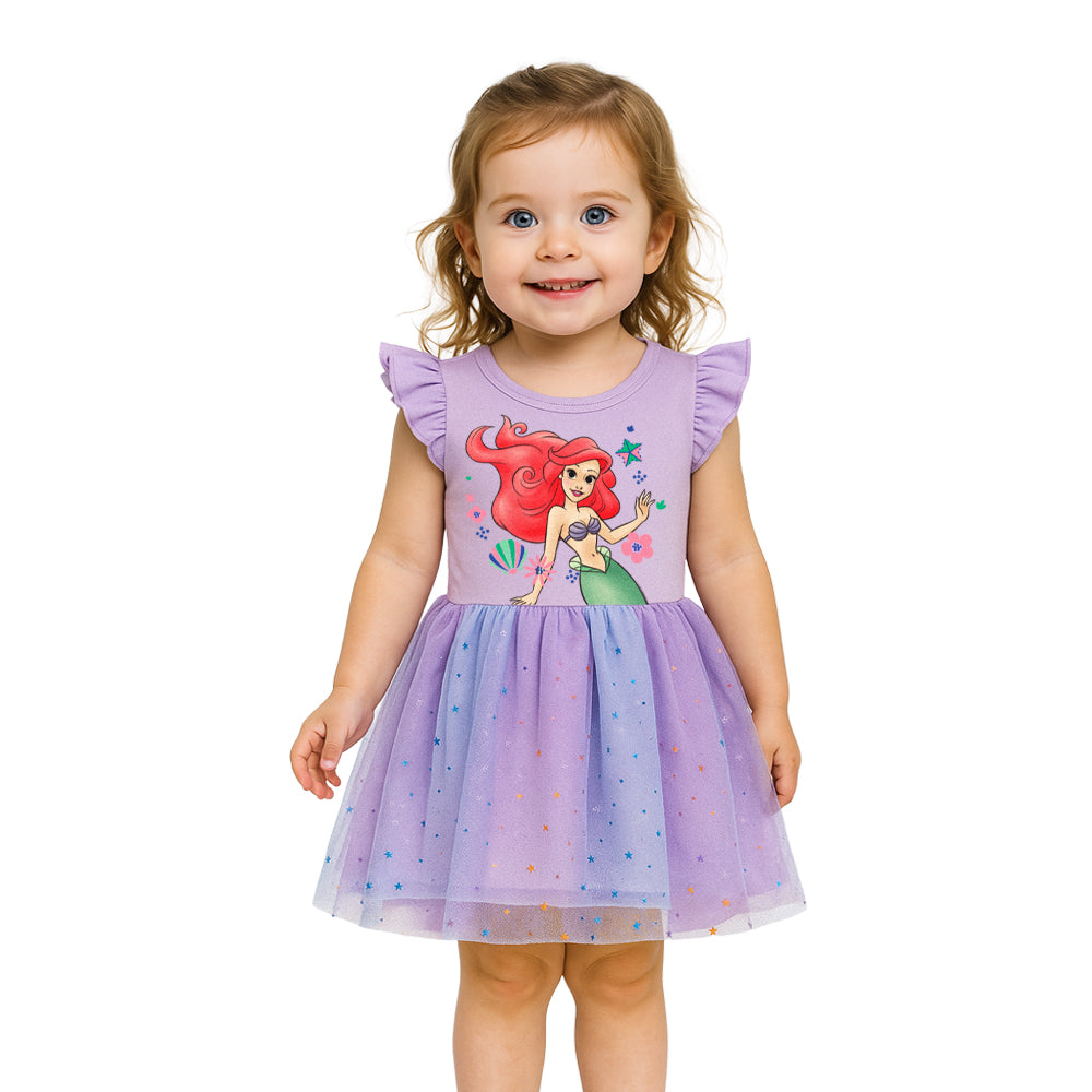 Vestido Estampado Disney Princess Ariel