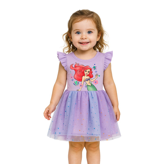 Vestido Estampado Disney Princess Ariel