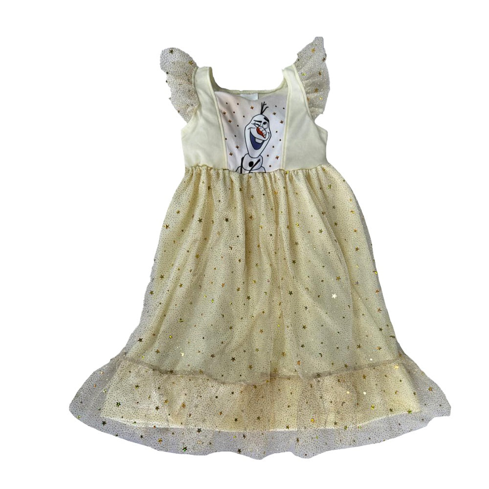 Kit 3 Vestidos Disney Blanca Nieves, Olaf, Frozen