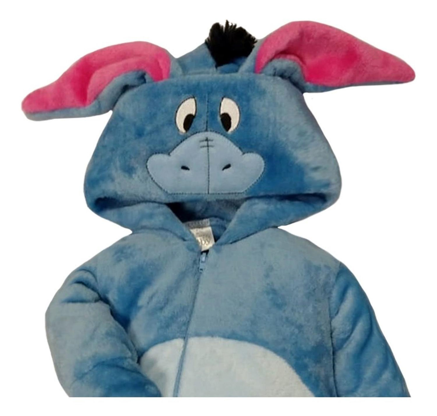 Mameluco Disney para Bebé con Gorro Bordado Igor/Eeyore con Cara