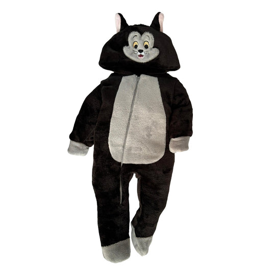 Mameluco Con Bordado Disney Figaro Gato Pinocho