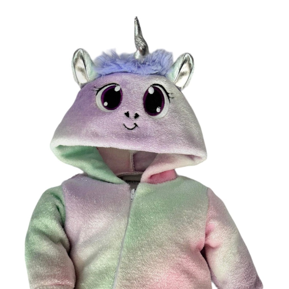 Mameluco Kiss para Bebé con Gorro Unicornio