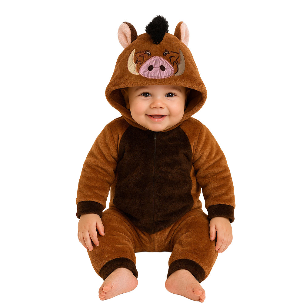 Mameluco Disney para Bebé con Gorro Bordado Pumba