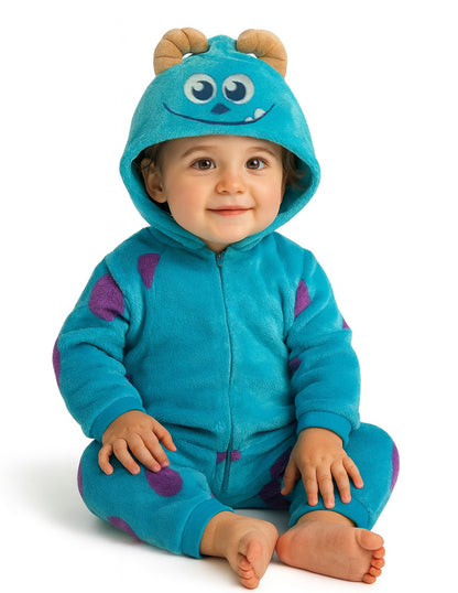 Kit 3 Mamelucos Disney para Niño con Gorro Bordado Stitch, Mickey, Sulley