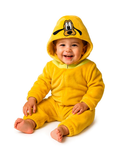 Mameluco Con Gorro Bordado Sin Pie Disney Niño