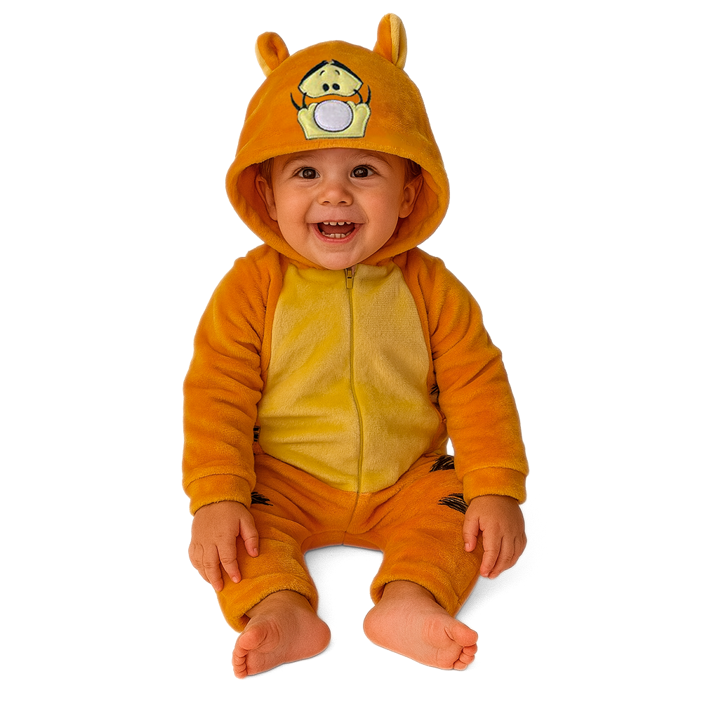 Kit 3 Mamelucos Para Niño Tigger con carita, Mickey y Timon