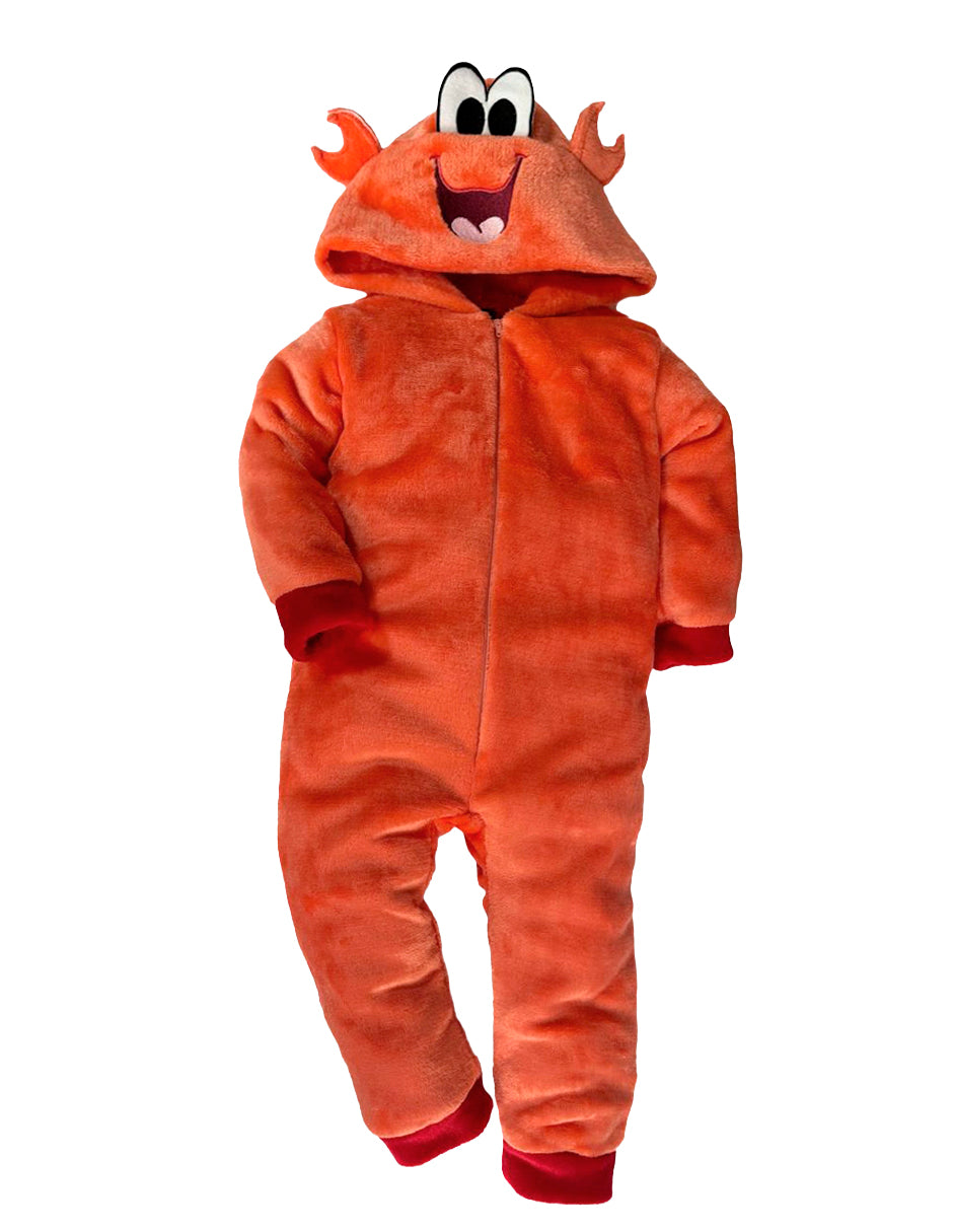 Mameluco Con Bordado Disney Sebastián Cangrejo Sirenita Para Niño