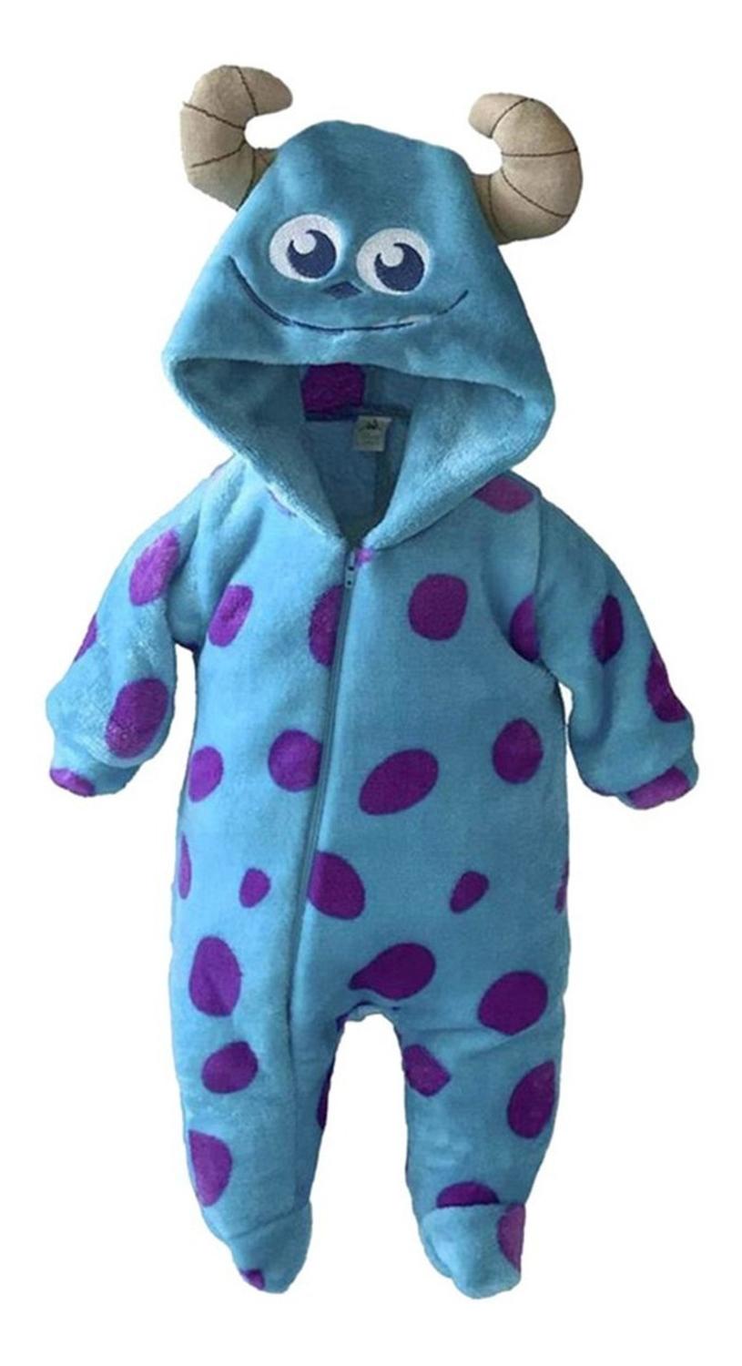 Kit 3 Mamelucos Disney para Bebé con Gorro Bordado Sulley, Lotso, Eeyore