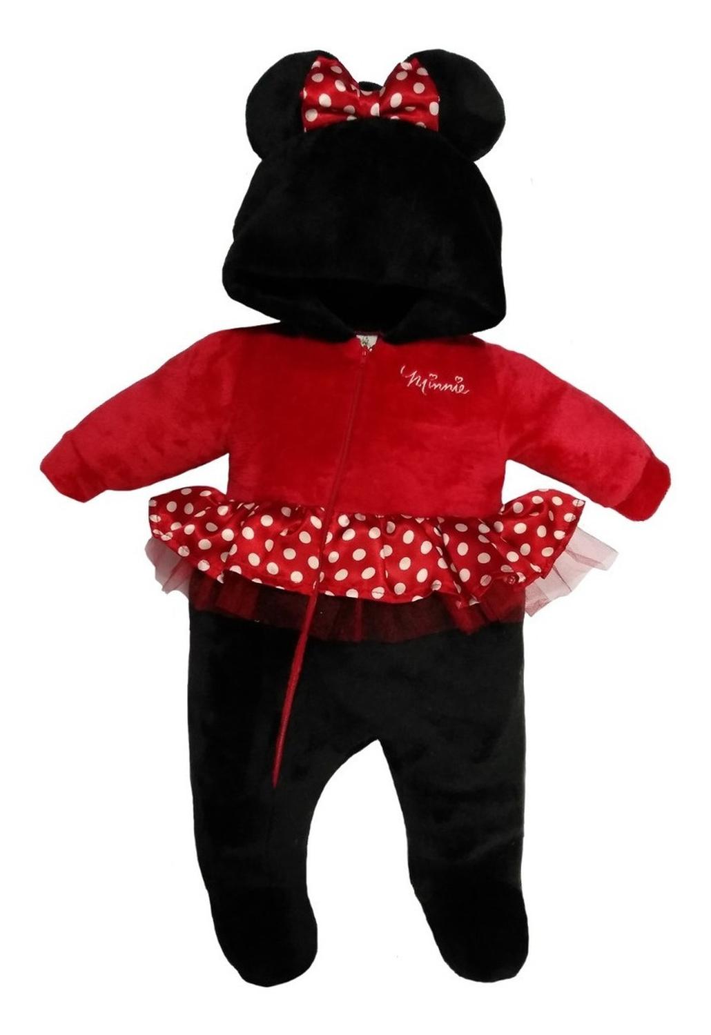 Kit 3 Mamelucos Disney para Bebé con Gorro Bordadoy Minnie, Angel, Piglet