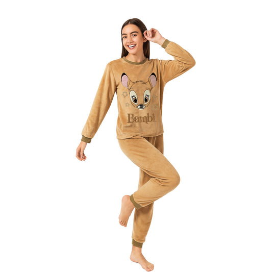 Pijama Adulto Bordado Disney Bambi