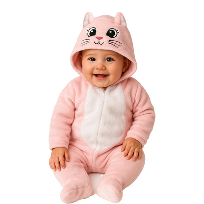 Mameluco Kiss para Bebé Bordado Gatita