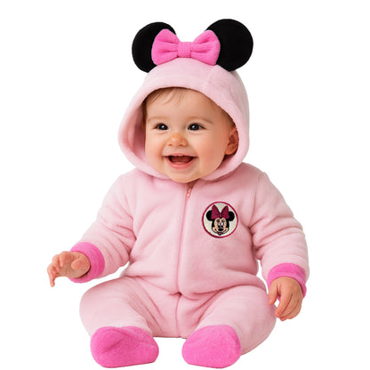 Mameluco Bordado con gorro Disney Minnie Arcoiris