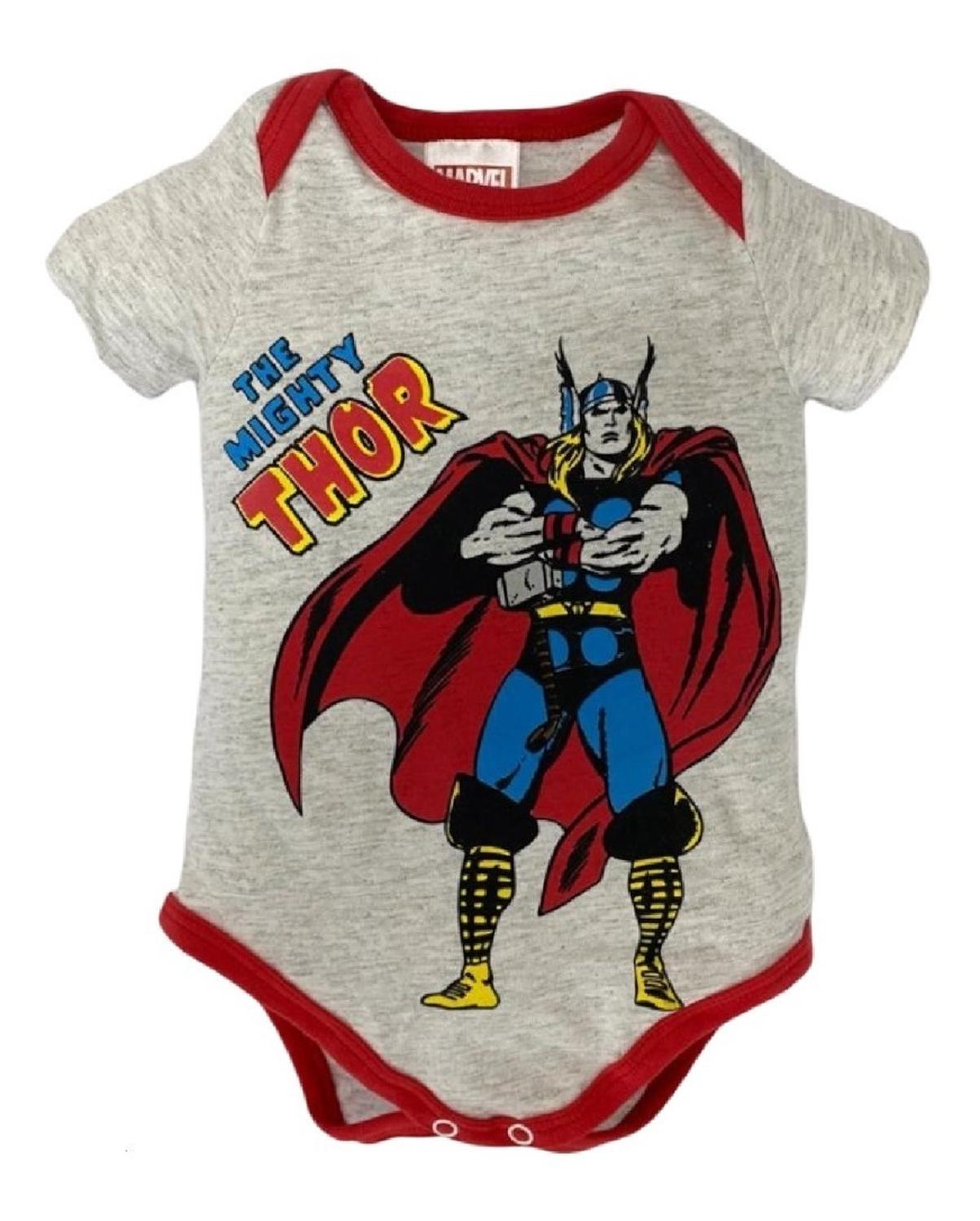 Kit 3 Pañalero Algodón Marvel para Bebé Estampado Capitán América, Thor, Ironman