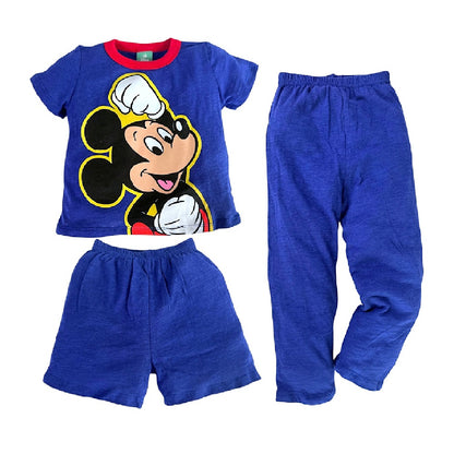 Conjunto Algodón Short Y Playera Disney Mickey Mouse