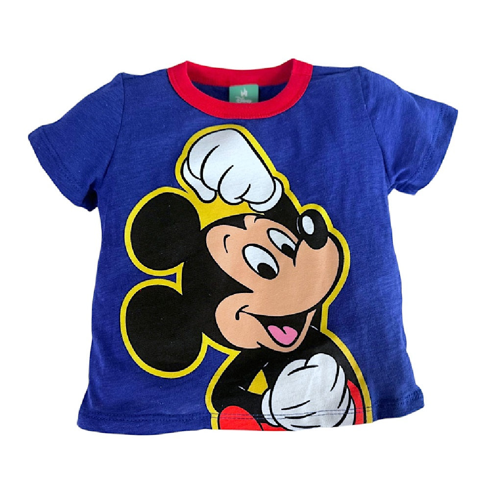 Conjunto Algodón Short Y Playera Disney Mickey Mouse