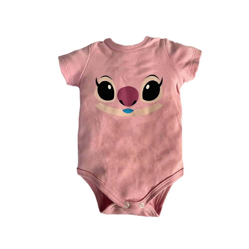 Pañalero estampado con gorro Disney Angela Stitch