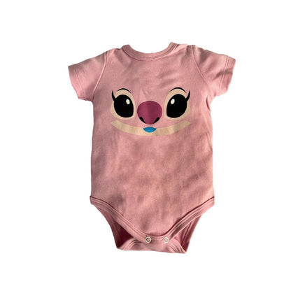 Pañalero estampado con gorro Disney Angela Stitch