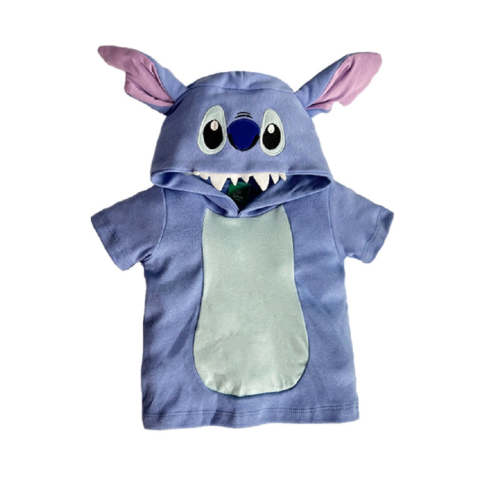 Conjunto Algodón Short Y Playera Stitch Disney