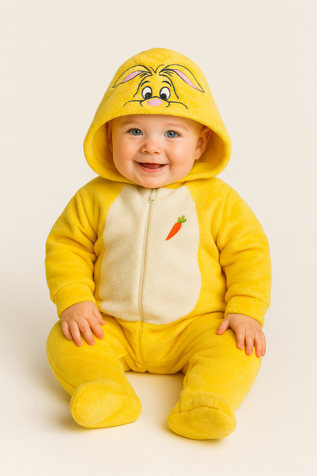 Mameluco Disney para Bebé con Gorro Bordado Rabbir