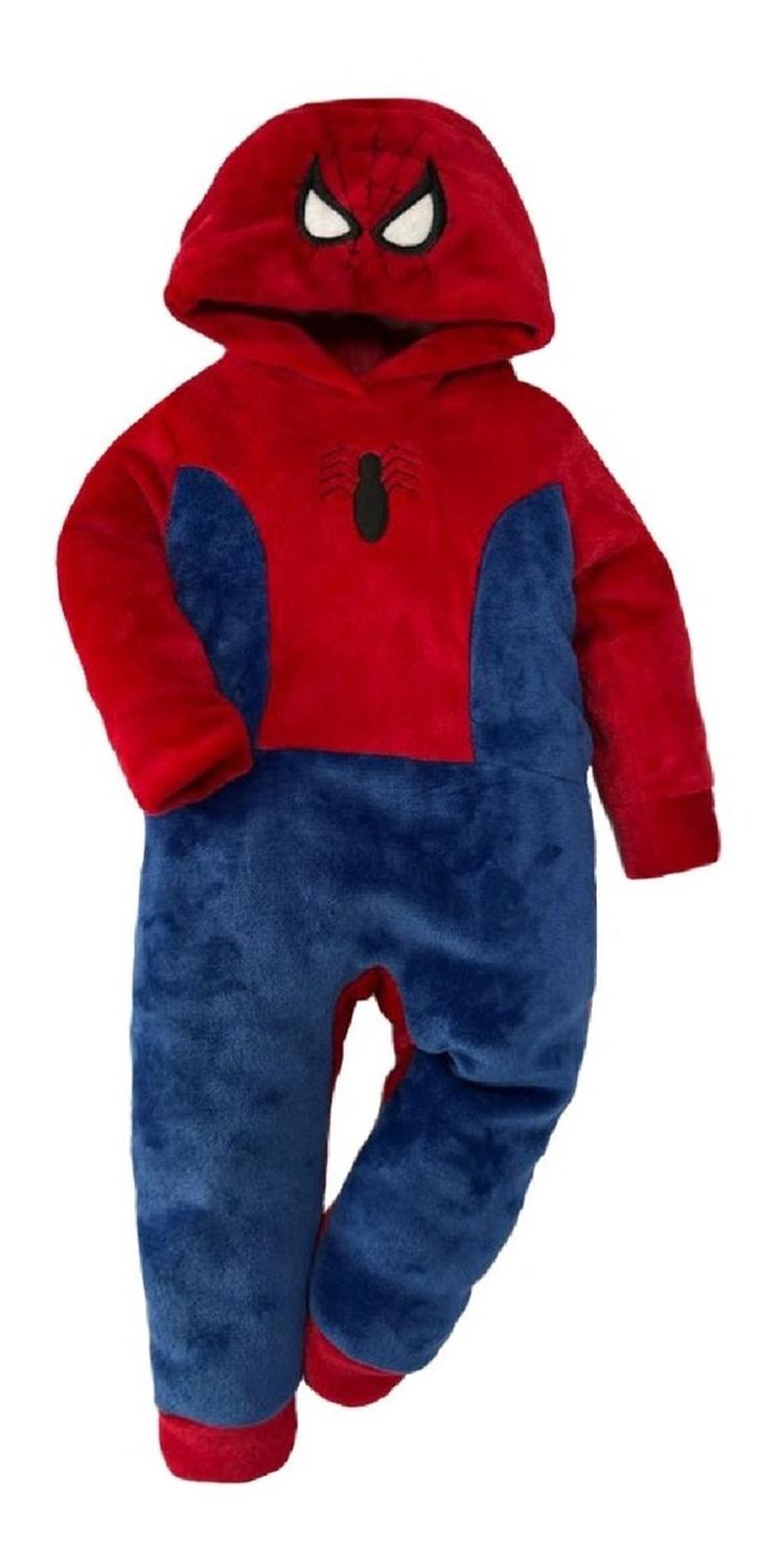 Kit 2 Mamelucos Marvel para Niño con Gorro Bordado Capitán América y Spiderman