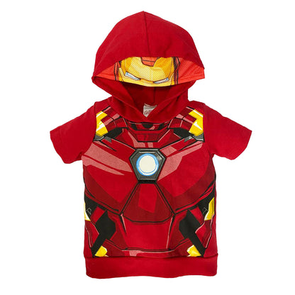 Conjunto Marvel Short y Playera con Gorro Ironman