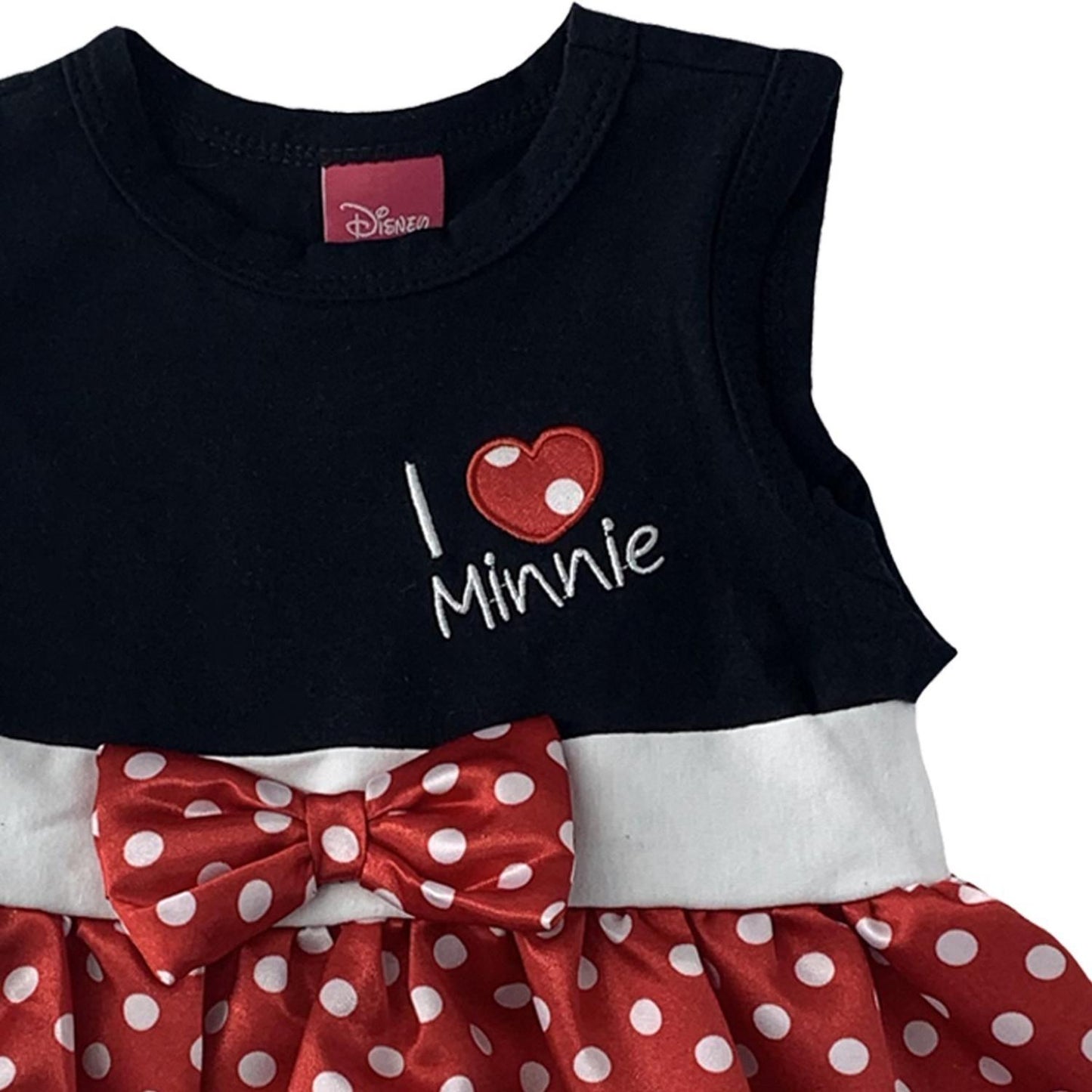 Vestido Disney para Niña Minnie Mouse Moño