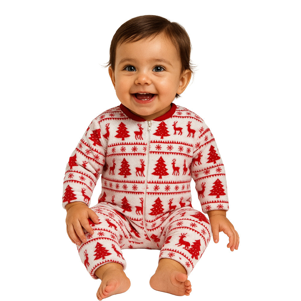 Mameluco Kiss para Bebé Pinos de Navidad