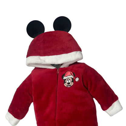 Mameluco Disney para Bebé Bordado con Gorro Mickey Mouse Santa Claus