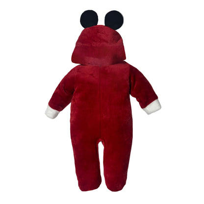 Mameluco Disney para Bebé Bordado con Gorro Mickey Mouse Santa Claus