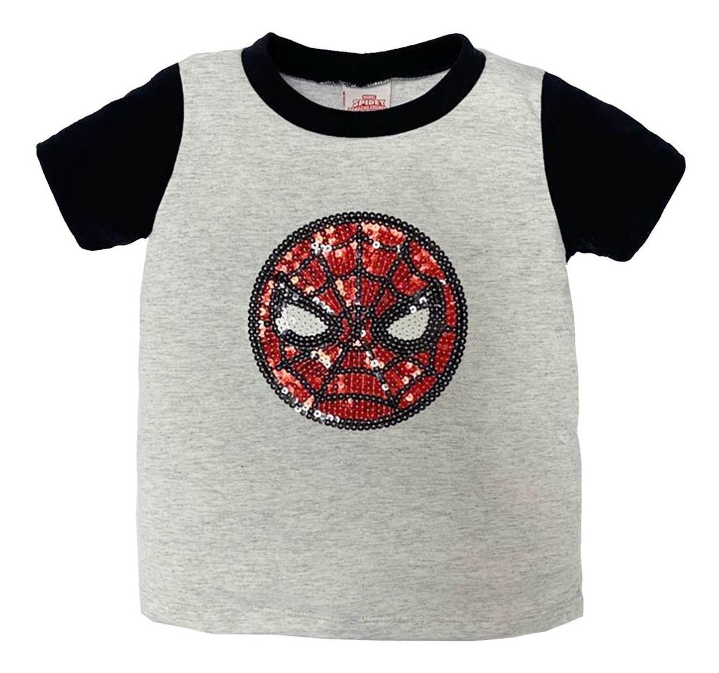Conjunto 2 piezas Marvel para Niño Algodón Short y Playera Bordada Spiderman