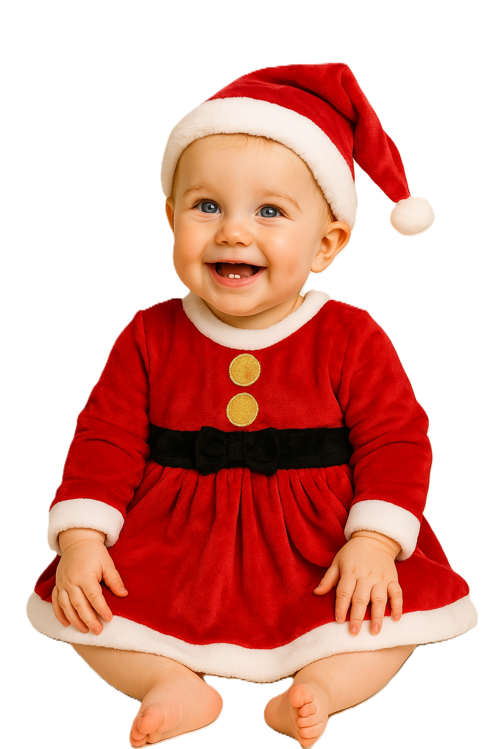 Vestido Baby Kiss Santa Claus