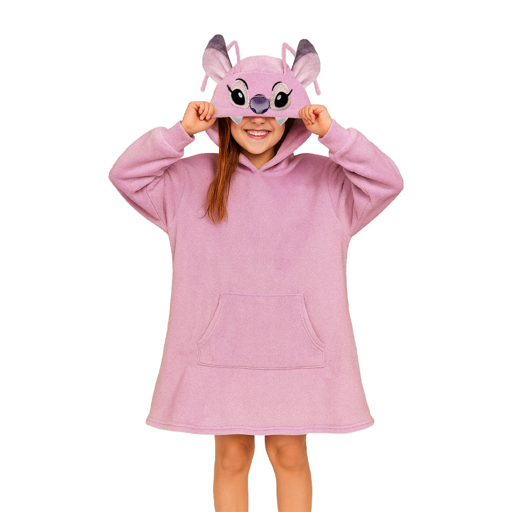 Maxi Sudadera niña con Gorro Bordado Disney Angel