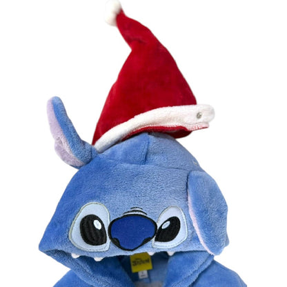 Mameluco Disfraz Adulto Bordado Stitch Santa