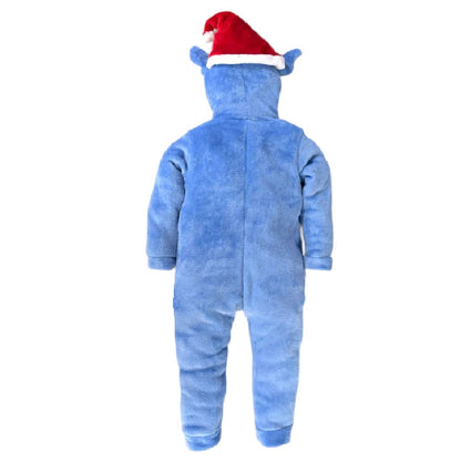 Mameluco Disfraz Adulto Bordado Stitch Santa