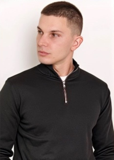 Suéter Hombre Cuello Alto Sweaters Con Cierre