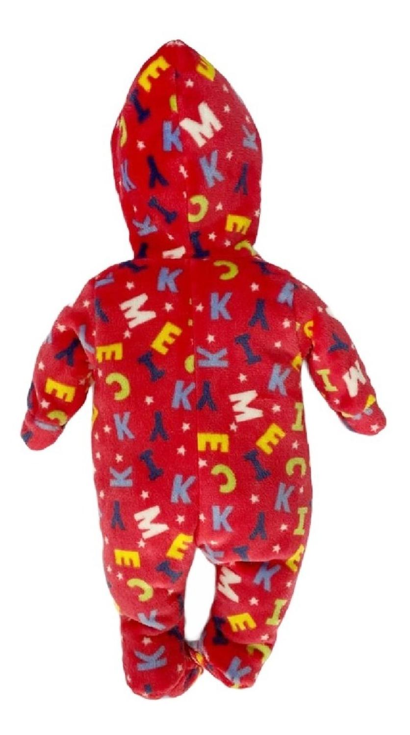 Mameluco Disney Mickey Mouse Estampada Siluetas Con Gorro