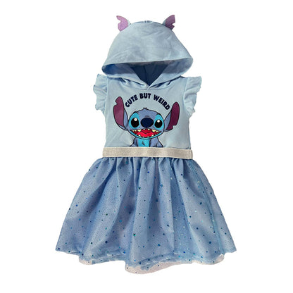 Kit 3 Vestidos Minnie, Stitch, Isabela