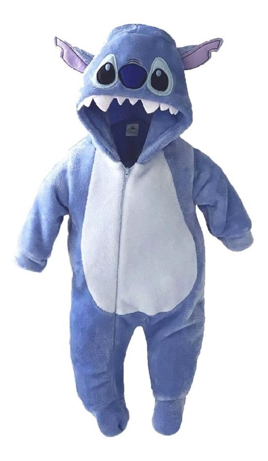 Kit 3 Mamelucos Disney para Bebé con Gorro Bordado Sulley, Tigger, Stitch