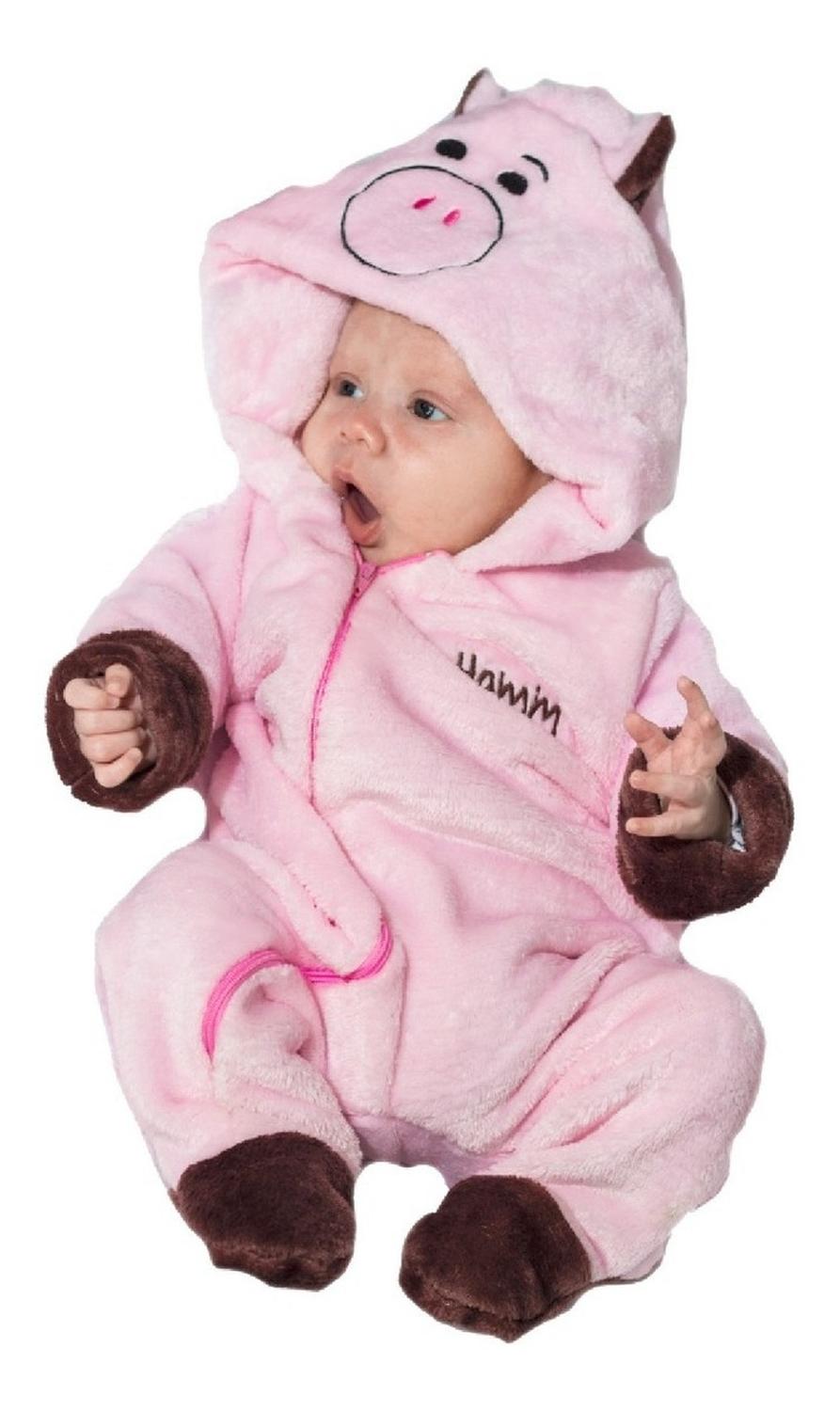 Kit 3 Mamelucos Disney para Bebé con Gorro Bordado Boo, Minnie, Hamm